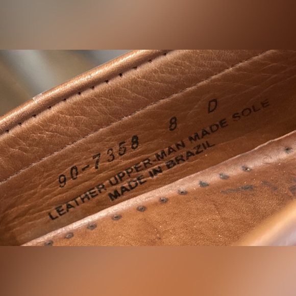 Docker’s Men’s Cognac Basket Weave Loafers - Picture 3 of 3